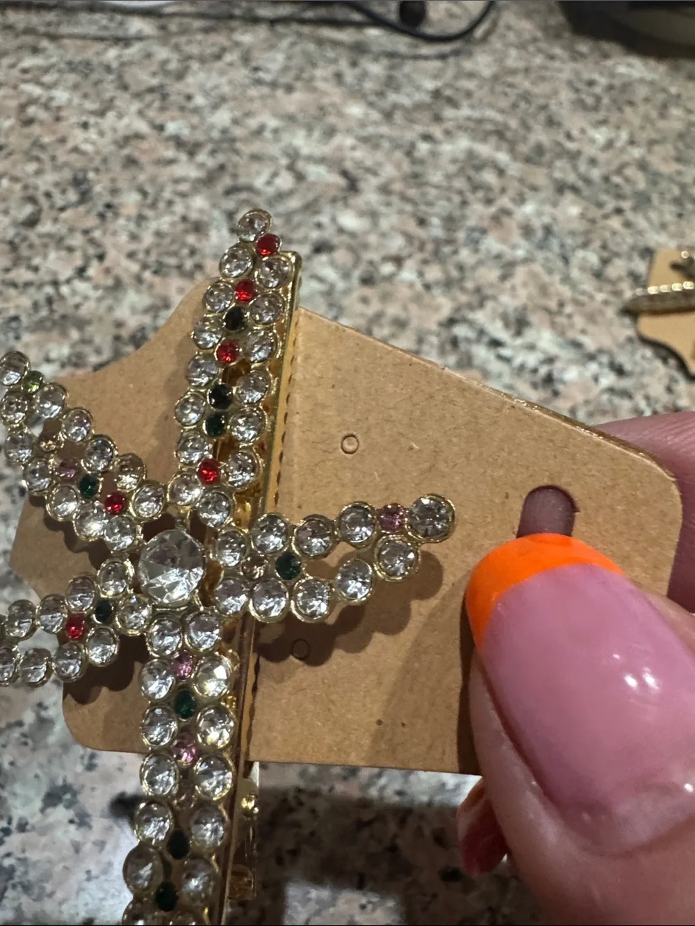 NWOT Pearl & Crystal Starfish Hair Clips - Women’s Hair Accessories